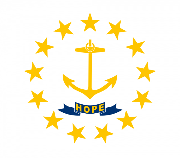 Fahne: US-Rhode Island